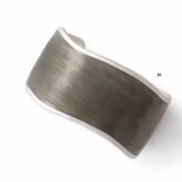 Lia Sophia "Shifting Tide" Brown and Silver slip on cuff - Picture 6 of 6